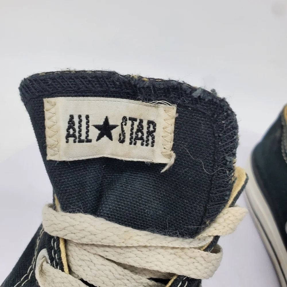 Converse Shoes 13 C Chuck Taylor All Star Lo Black White Canvas